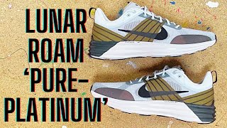 Nikes NEW RUNNER 🔥 NIKE LUNAR ROAM  Pure Platinum  Desert moss sneakers nikeLunar roam [upl. by Lucic892]