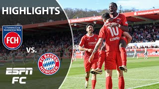 LATE VICTORY 🙌 Heidenheim vs Bayern Munich  Bundesliga Highlights  ESPN FC [upl. by Joerg927]