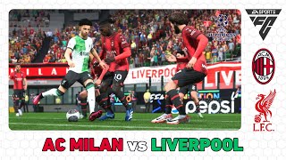 AC MILAN vs LIVERPOOL  UEFA Champions League 202425 [upl. by Anoyk]