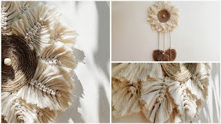 DIY  EXPENSIVE LOOK MACRAME DREAM CATCHER 😍😯  low budget home decor ideas [upl. by Gnap]