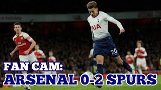 FAN CAM Arsenal 02 Tottenham HeungMin Son  손흥민  孫興慜 and Dele Spurs into the Semis 191218 [upl. by Ahcila844]