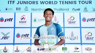 ITF Juniors World Tennis Tour J60 4 BS Final – Penn CHARUSORN THA 1 vs Kunanan PANTARATORN THA [upl. by Janaya]