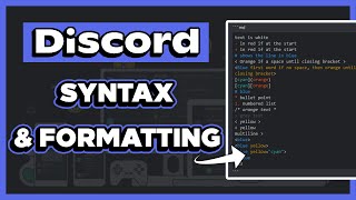 Discord Markdown 101  Text Formatting amp Syntax Guide [upl. by Nierman]