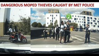 LONDON KNIFE POINT MOPED THIEVES CAUGHT BY MET POLICE Read Description [upl. by Asela]