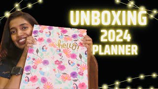 Unboxing 2024 planner  Cutest Planner  Alicia Souza [upl. by Aehcsrop510]