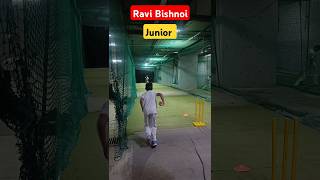 Ravi Bishnoi Junior cricketwithsachinbora ravibishnoibowlingaction shorts cricket [upl. by Suoicul]