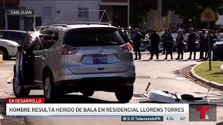 Dos policías y un hombre heridos tras incidente en Llorens Torres [upl. by Thornie]