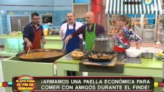 Paella de pescados y mariscos económicas Parte 2 [upl. by Gardner350]