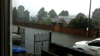 Flash Flooding in Conisbrough Time Lapse [upl. by Marte]