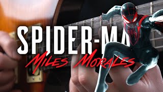 SpiderMan Miles Morales Theme on Guitar [upl. by Rehotsirk287]