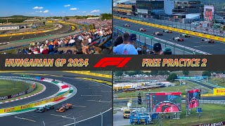 F1 Hungarian GP 2024  FREE PRACTICE 2 Final Corner [upl. by Blanch]