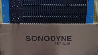 SONODYNE DUAL CHANNEL 31 BAND EQUALIZER WITH THRESHOLD CONTROLER SSP 2025UNBOXING AND REVIEW [upl. by Noisla696]