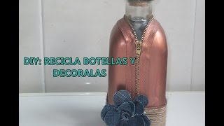 DIY BOTELLA CREMALLERA [upl. by Odranoel702]