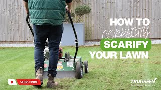 How To Correctly Scarify Your Lawn  Lawn Tips [upl. by Hauser]