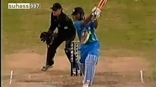 Virender Sehwag 130  blasts a superb century vs New Zealand 2003 [upl. by Chemaram]