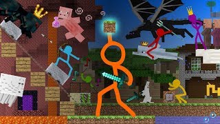 Animation vs Minecraft Shorts Season 1  All Episodes 114 [upl. by Hillman]