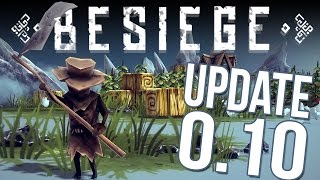 Besiege Alpha Gameplay  Grenade Block amp New Levels  Besiege Update 010 Overview [upl. by Ellehsram]