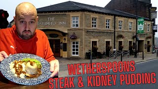 Wetherspoons STEAK amp KIDNEY PUDDING  Will it be any good  Food Review  WETHERSPOONS WEEK Day 2 [upl. by Wilonah]