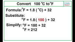 How to Convert Celsius to Fahrenheit [upl. by Janessa249]