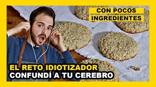 🔶Cómo hacer GALLETAS de AVENA y COCO saludables receta VEGANA Desafío IDIOTIZADOR 😵 [upl. by Aseretairam768]