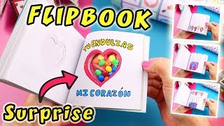 FLIPBOOK  Valentines Day Gift  Easy Love Idea  aPasos Crafts DIY [upl. by Maier]