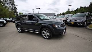 2017 Dodge Journey Crossroad  Bruiser Gray  HT643563  Redmond  Seattle [upl. by Avik]