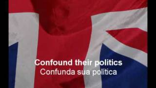 British Anthem  Hino do Reino Unido ENPT [upl. by Dranoc557]