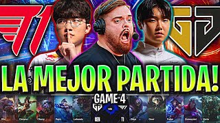 IBAI CASTEA LA MEJOR PARTIDA DEL MUNDIAL😱  T1 vs GEN Game 4 SEMIFINAL WORLDS 2024 IBAI ESPAÑOL [upl. by Shawn]