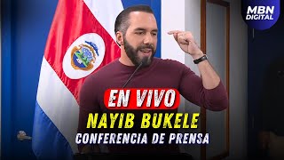 EnVivo Nayib Bukele Responde Fuertemente a la Prensa en Conferencia de Última Hora desde Costa Rica [upl. by Abibah]