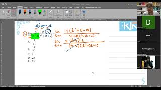 BAHAS SOAL PK LIMIT dan TURUNAN [upl. by Hoang]