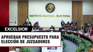 Aprueba INE proyecto de presupuesto para elección de juzgadores  Resumen Nacional [upl. by Pearce228]