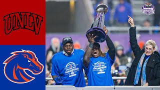 2024 Mountain West Championship Highlights  10 Boise State vs 20 UNLV [upl. by Ardnek]