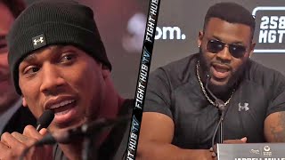 ANGRY Anthony Joshua SNAPS on Big Baby Miller HEATED VERBAL exchange ensues at press conference [upl. by Atima]