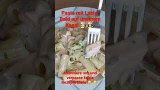 Pasta mit LachsSahne Soße shorts rezept pasta lachs sahne [upl. by Banyaz183]