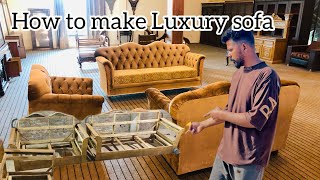 How To Make Luxury Sofa 🛋️ [upl. by Eversole]