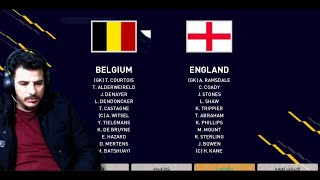 belgium vs england pes 2023 patch 2024 live stream glitzo shwo [upl. by Nywloc]