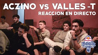 ACZINO VS VALLES T  REACCIONAMOS en DIRECTO [upl. by Nerrat]