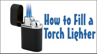 How to Fill A Torch Lighter With Butane  BoredParacord [upl. by Burney686]