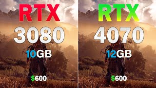 RTX 3080 vs RTX 4070  Test in 9 Games 1440p [upl. by Arraeis89]