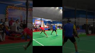 Nice Badminton Rally shuttlershubho outdoorbadmintonmatch badmintontournament [upl. by Mossman]