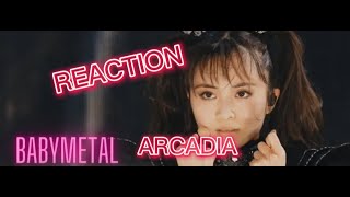 BABYMETAL ARCADIA REACTION reactionvideo reactionmusic reaction [upl. by Solitta]