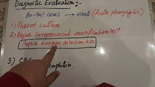 Acute Streptococcal Pharyngitis part 1 [upl. by Reinaldo]