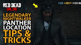 NEW Legendary Nightwalker Panther Location Tips amp Tricks in Red Dead Online [upl. by Soble]