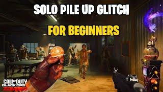 quotNEW Bo6 Zombies Solo Glitch Revealed Ultimate Pileup UNLIMITED XPquot [upl. by Chance]