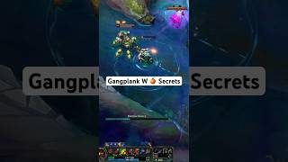 Gangplank W secrets you didnt know about leagueoflegends gangplank [upl. by Komarek]