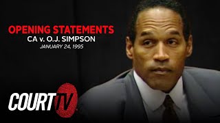 Opening Statements  CA v OJ Simpson  27th Anniversary  COURT TV [upl. by Nolasba347]