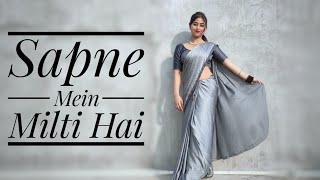 Sapne Mein Milti Hai Asha Bhosle Dance Cover  Old song dance video Shivani Jha [upl. by Fonville]