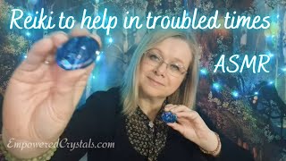 Reiki to help in troubled times ASMR abalone crystal healing [upl. by Duleba]