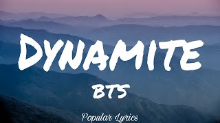 Dynamite Lyrics  BTS [upl. by Glynias]