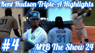 Walk Off Home Run  Kent Hudson Highlights  MLB Road To The Show 4 [upl. by Kotto]